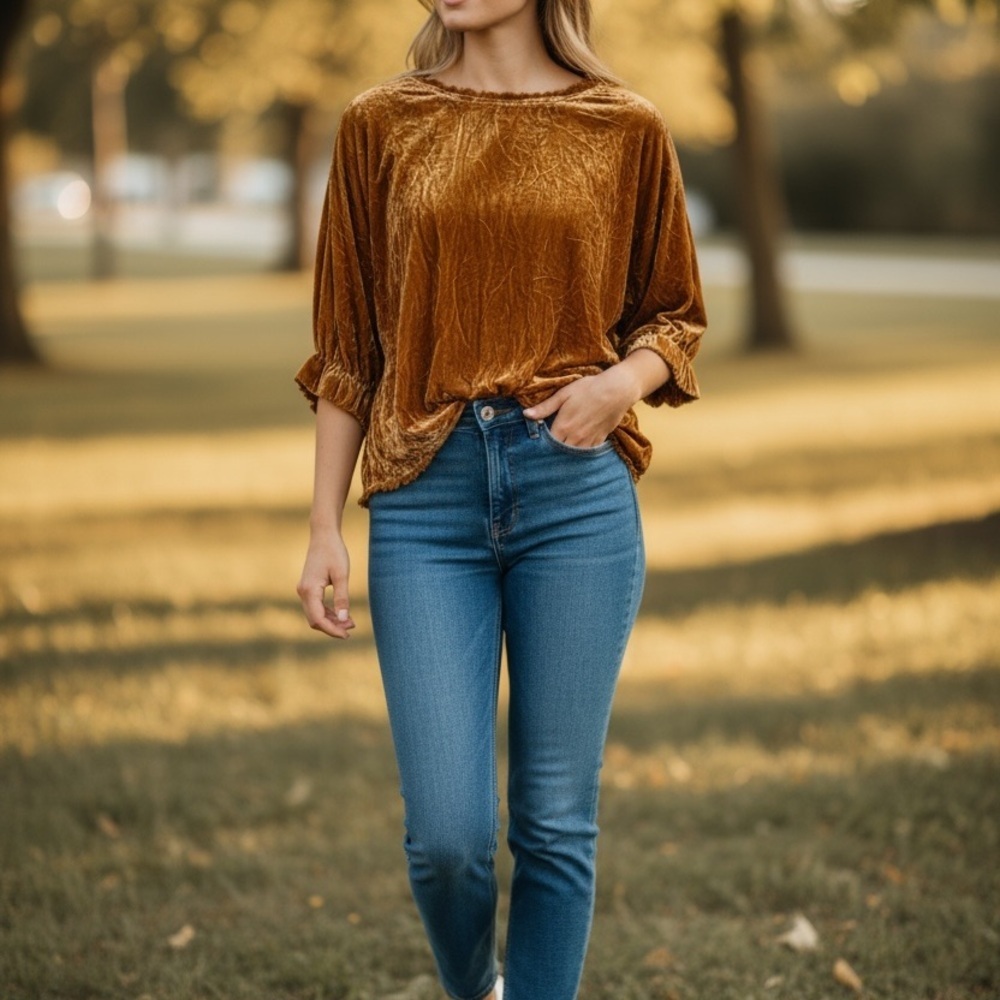 Sundance Textured Brown Top PM